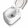 Large 24L Portable Toilet Flushing Chemical Potty Camping Caravan Easy Cleaning