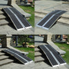Portable Wheelchair Threshold Ramp Aluminium Multi-fold Non-slip Suitcase Ramps