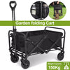 Heavy Duty Folding Wagon Cart Trolley Garden Camping Festival Beach Trailer
