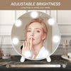 30cm Hollywood Makeup Mirror 360° Rotating with Dimmable LED Light Bulbs Rounds
