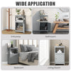 74CM Bathroom Cabinet Floor Storage Cabinet Organizer Narrow Side Cabinet Grey
