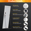 Full Length Mirror With LED Lights Touch Free Standing & Wall Mounted 150 x 40cm