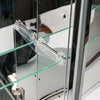 LED Bathroom Mirror Cabinet With Bluetooth Socket Demister 3 Color Light 600x630
