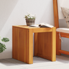 Garden Side Table 43x36x40 cm Solid Wood Teak