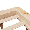 Bed Frame 120x200 Solid Wood Pine Z0T8