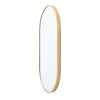 Gold Oval Frame Bathroom Mirror Wall Mounted Dressing Makeup Vanity Mirror