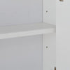 White Mirrored Wall Mounted Bathroom Cabinet Storage Cupboard Adjustable Shelf