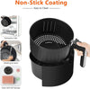 LLIVEKIT 5L Air Fryer, Family Size Hot Air Fryer 1400W Digital Touchscreen