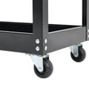 Portable Tool Trolley Steel Storage Shelf Carts Roller Workshop Garage Organizer
