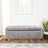 Storage Ottoman Velvet Chest Blanket Box Bench Pouff Foot Stool Window Seat