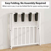 Folding Suitcase Stand Luggage Rack with Storage Shel-White