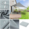 3.6M Heavy Duty Sun Shade Sail Garden Patio Awning Canopy UV Block Waterproof UK