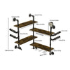 Industrial Pipe Shelf Wine Rack Wall Mounted Wine Shelf Steam Punk Pipe Organize
