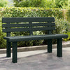 Garden Bench Outdoor Seat Patio Green Polypropylene