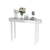 Dressing Table Silver Glass Entrance Table Mirrored Vanity Console Desk Dresser