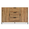 Wooden Sideboard with 2 Doors and 3 Drawers Buffet Storage Cabinet Cupboard