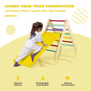 Wooden Climbing Ladder Indoor Kids Triangle Climber w/Ramp for Kindergarten Home