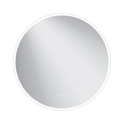 600mm LED Bathroom Mirror Anti-fog Illuminated Light with Bluetooth Speaker IP44