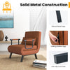 4-in-1 Convertible Sofa Bed Folding Single Sleep Chair w/Adjustable Backrest