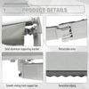 Patio Canopy Awning Shelter 4x3M Retractable Party Rain Cover Snow Protection