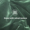 Single Bed 3ft Velvet Upholstered Platform Bed Frame with Slats Support Green