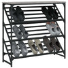 Shoe Rack Grey Sonoma 90x30x85 cm Engineered Wood