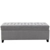 Rect Ottoman Stool Bench Storage Box Pouffe Seat Blanket Bedding Toy Chest Chair
