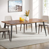 Tribesigns 180 x80 cm Large Dining Table for 6 to 8, Industrial Kitchen Table