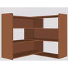Expandable Bamboo Desktop Bookshelf Desktop 3/4 Storage Rack Organizer Bookcase