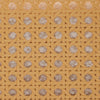 Wooden Rattan Woven Armchair Upholstered Beige Boucle Single Sofa Accent Chair