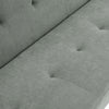 Modern Fabric 3 Seater Sofa Recliner Sleeper Sofa Bed Single With Solid Wood Leg