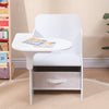 2 in 1 Children Chair Desk with Storage Bin Arts Craft Snack Toddler Kids Mysize