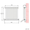 Traditional Radiator 2 3 Column Horizontal Vertical Cast Iron Style Vintage Rads