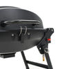 Portable Gas BBQ Grill with Cooking Zone Black Freestanding Barbecue