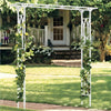 Super Strong Metal Garden Arches Climbing Plants Arbors White Wedding Arch Decor