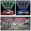14X Hexagon RGB LED Lighting Garage Car Home Workshop Retail Lighting Border UK