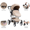 2 in 1 Baby Stroller High Landscape Convertible Bassinet Pram Foldable Pushchair