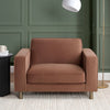 Dusk Soho Mauve Matte Velvet Loveseat RRP £329