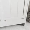 Tilt-out Laundry Storage Cabinet for Bathroom with 2 Hampers