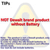 1/2" Cordless Brushless Electric Wrench Impact Tool For Dewalt 18V 20V Battery