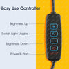 LED Desk Light Dimmable Eye-Caring Desk Lamp With Adjustable Swing Arm USB Kxzep