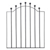 Metal Garden Single Gate Wrought Iron Entrance Door Ball Top Pedestrian Gate