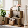 Tribesigns Narrow Console Table, 2 Tier Storage End Side Table, 80x30x65 cm