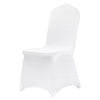 50PCS Stretch Spandex White Folding Chair Covers General Wedding Universal