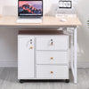 3/5 Drawer Mobile Filing Cabinets Printer Stand Pedestal Lockable Office Cabinet
