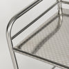 3 Tiers Storage Racks Holders ABS Stainless Steel Trolley with Wheels Kitchen