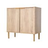 2 Doors Wooden Storage Cabinet Sideboard Hallway Living Room Kitchen Cupboard