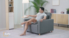 Convertible Sofa Bed 3-in-1 Pull out Arm Chair Folding Recliner Sleeper