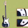 Glarry GP 4 Strings Electric Bass Guitar Cord Wrench Tool Right Handed Dark Blue