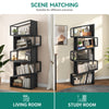 5 Tier Bookcase Bookshelf Shelving Unit Storage Rack for Living Room Bedroom